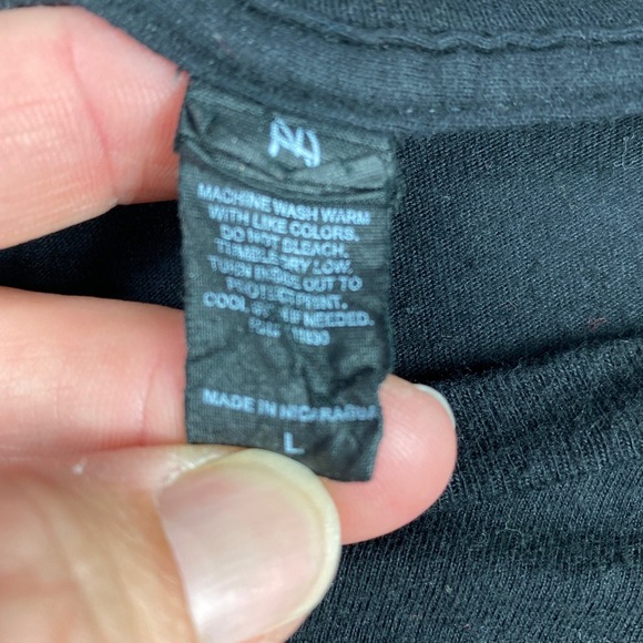 Metallica And Justice For All 2017 Black T-Shirt Women's Large Band T Bay Island - Picture 4 of 8